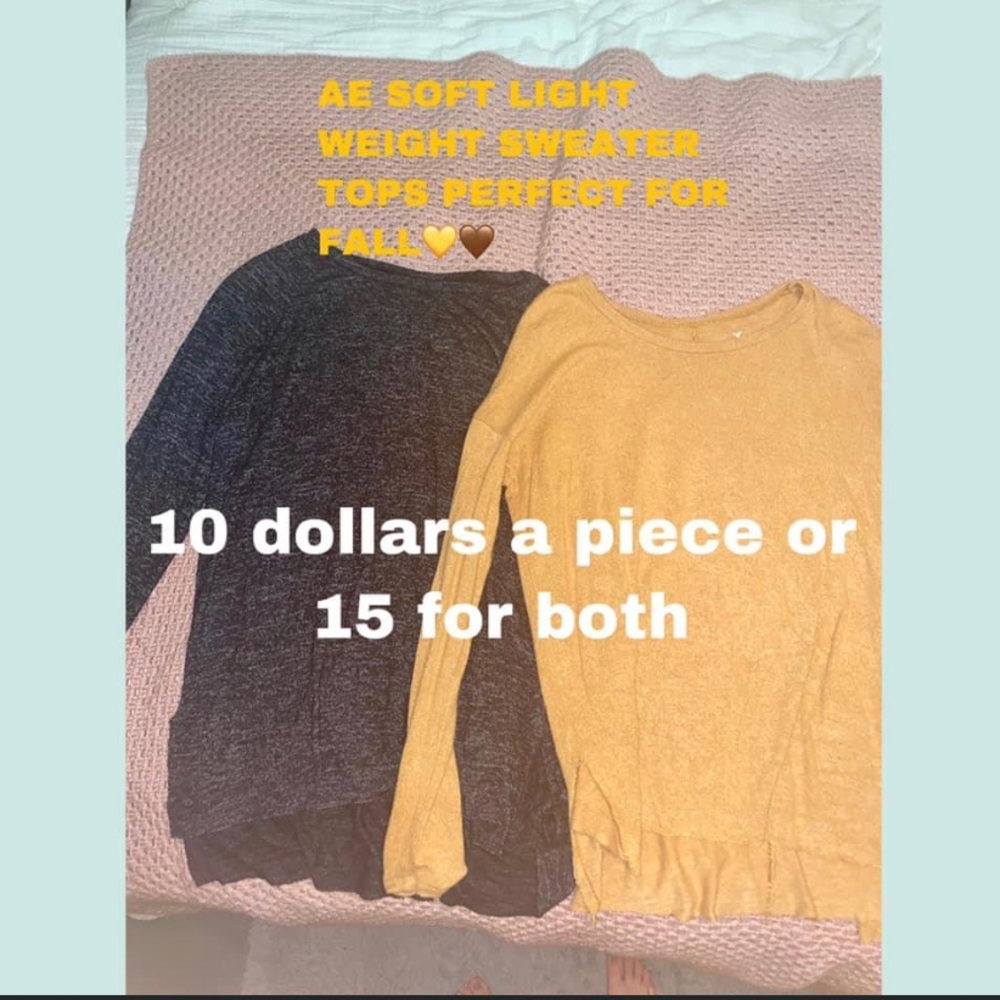 American Eagle sweaters and shirts&jeans